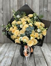 Букет цветов из:  Розы и Лизиантусы в Скоропусковском