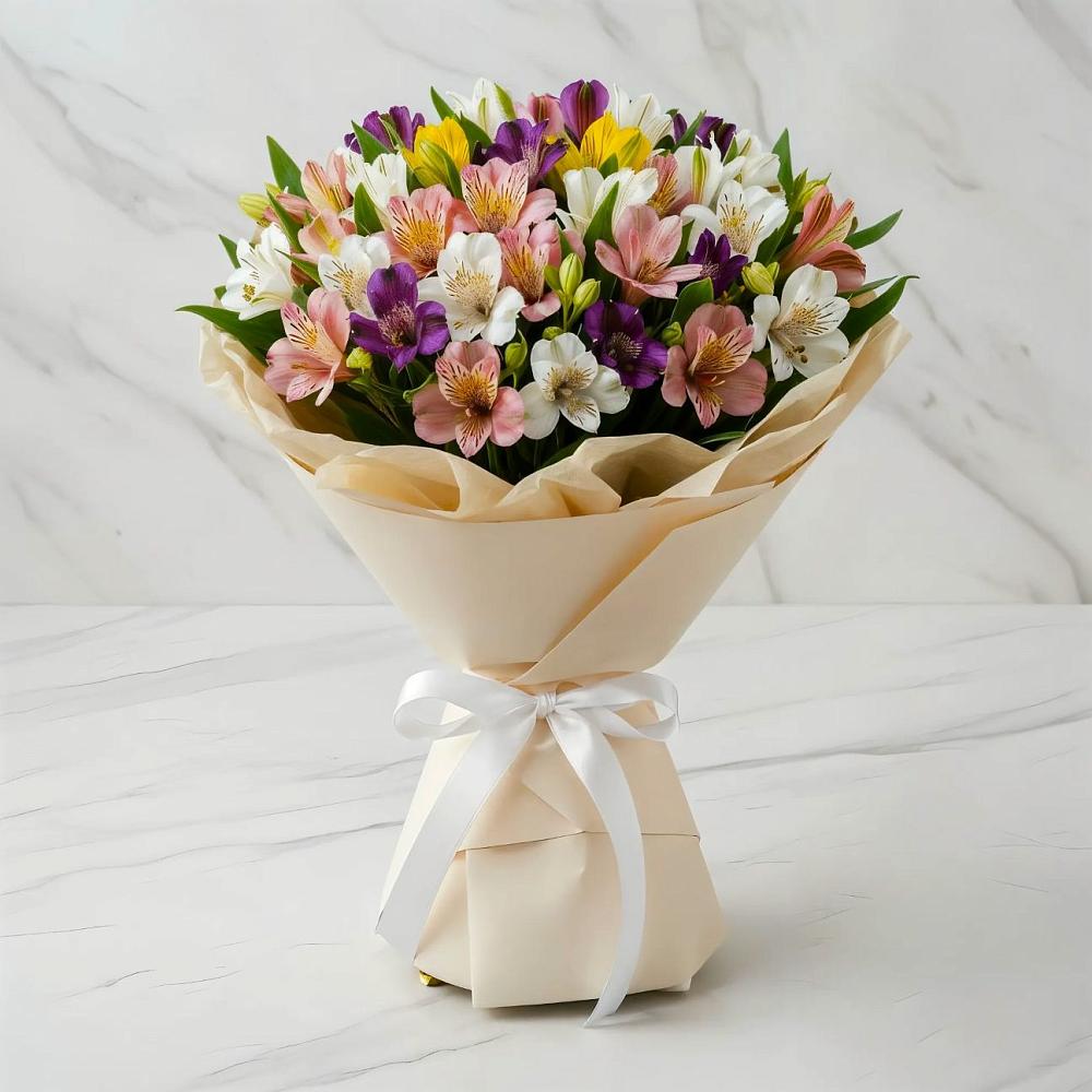 Букет цветов из: Альстромерии в Скоропусковском