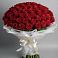 Букет 101 Красная роза Блэк Мэджик в Скоропусковском
