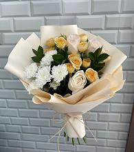 Букет цветов из:  Розы и Хризантемы в Скоропусковском