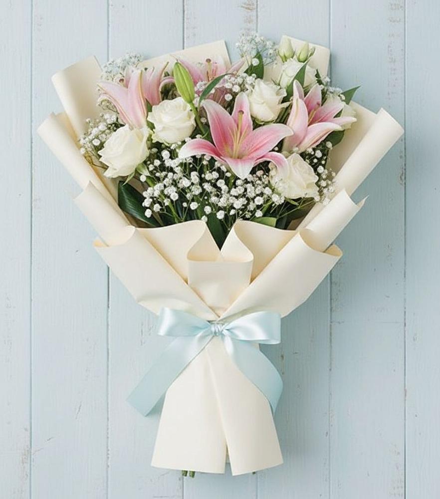 Букет цветов из: Лилии в Скоропусковском