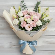 Букет цветов из:  Лизиантусы в Скоропусковском