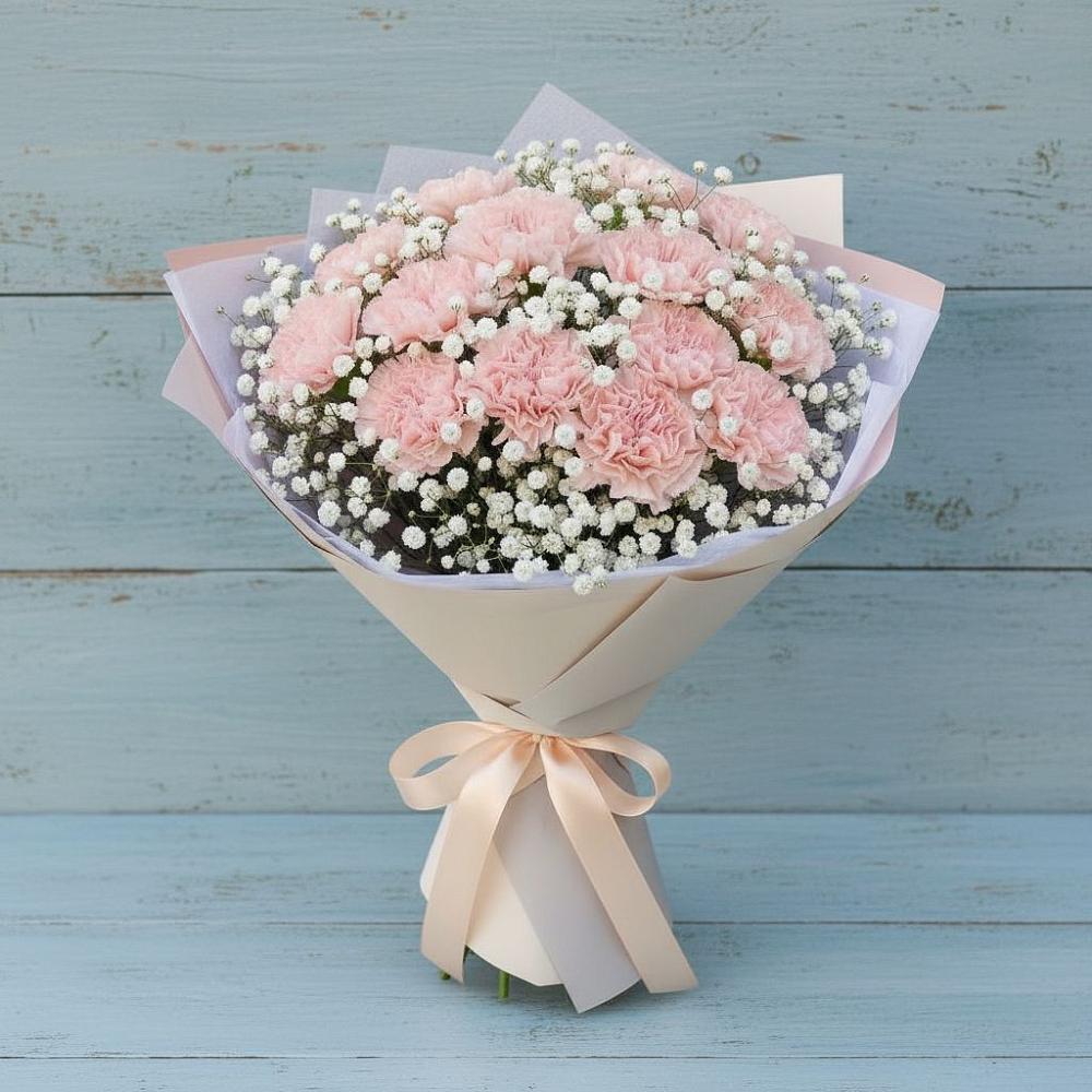 Букет цветов из: Гвоздики в Скоропусковском