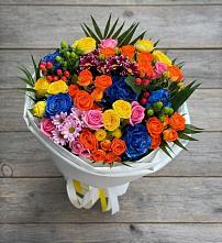 Букет цветов из:  Розы и Хризантемы в Скоропусковском