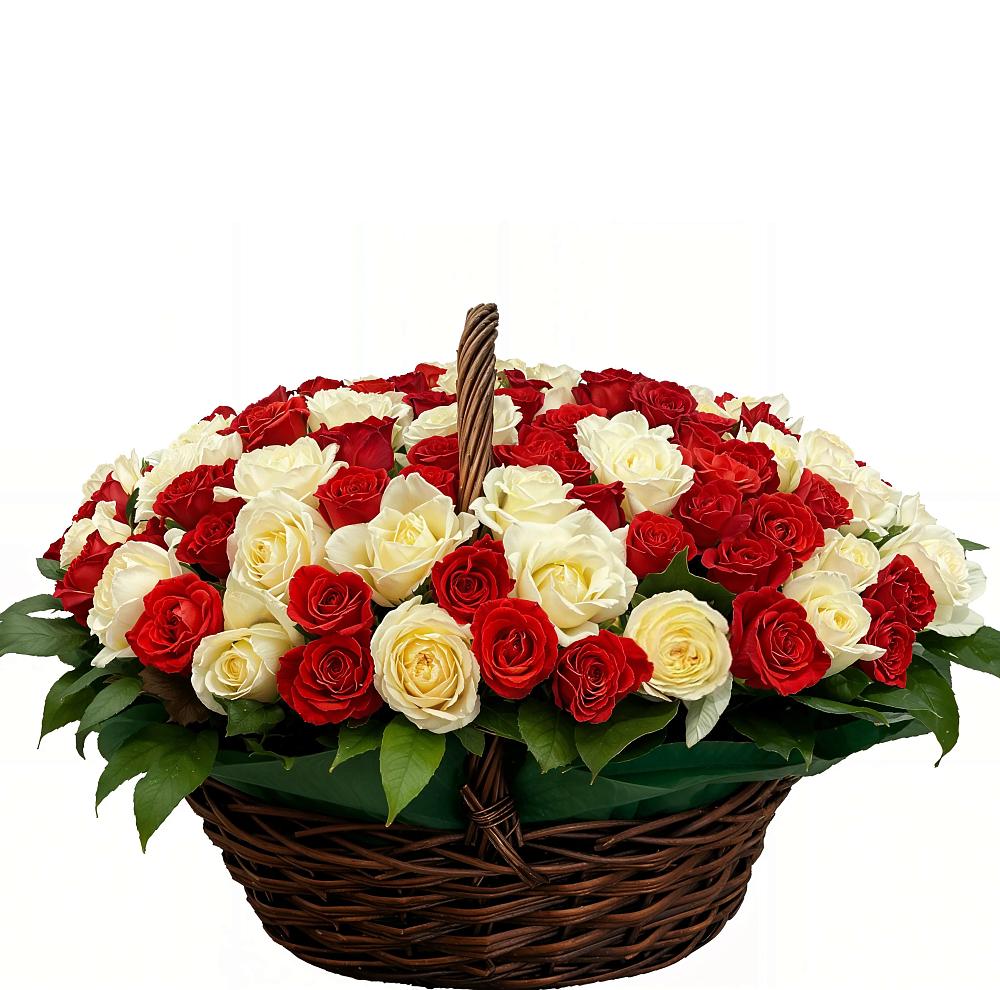 Премиум букет из: Розы в Скоропусковском