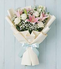 Букет цветов из:  Лилии в Скоропусковском